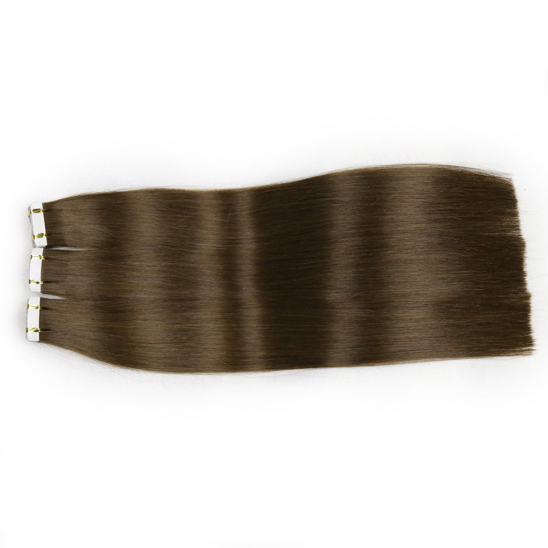 #4 Tape in Raw Hair Extensions