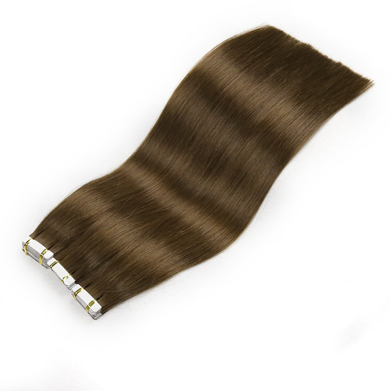 #4 Tape in Raw Hair Extensions