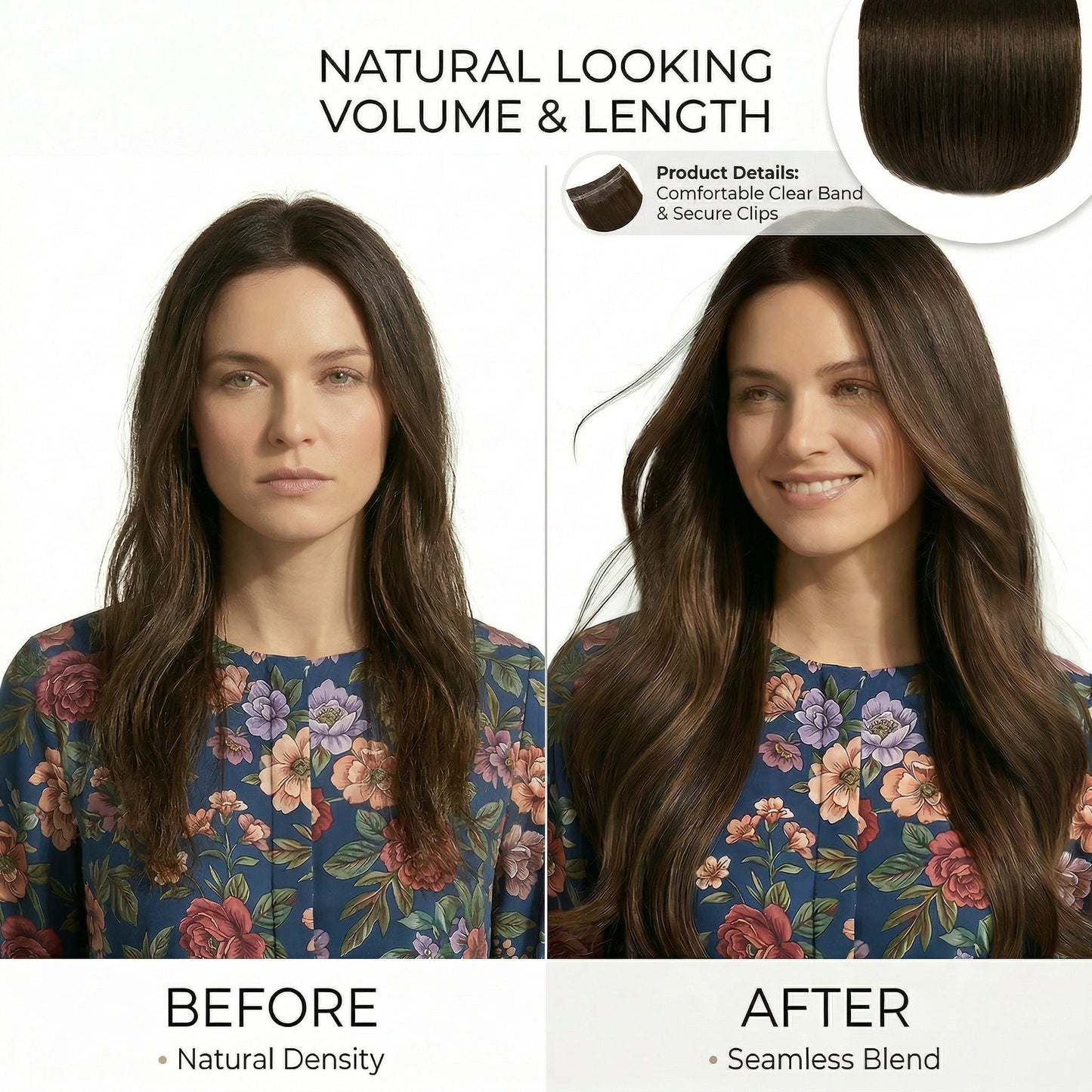 HAIR Halo Hair Extensions 100% Human Hair
