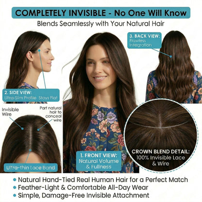 HAIR Halo Hair Extensions 100% Human Hair