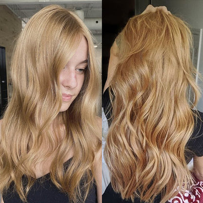 Ash Blonde Handtied raw  Hair Extensions