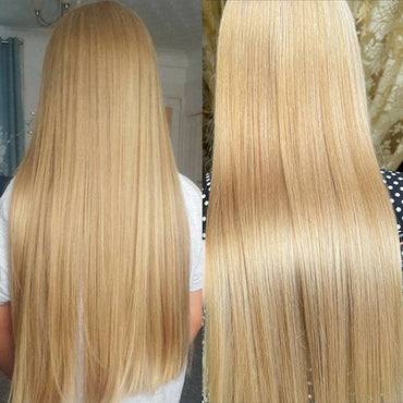 Ash Blonde U Tip Virgin Hair Extensions