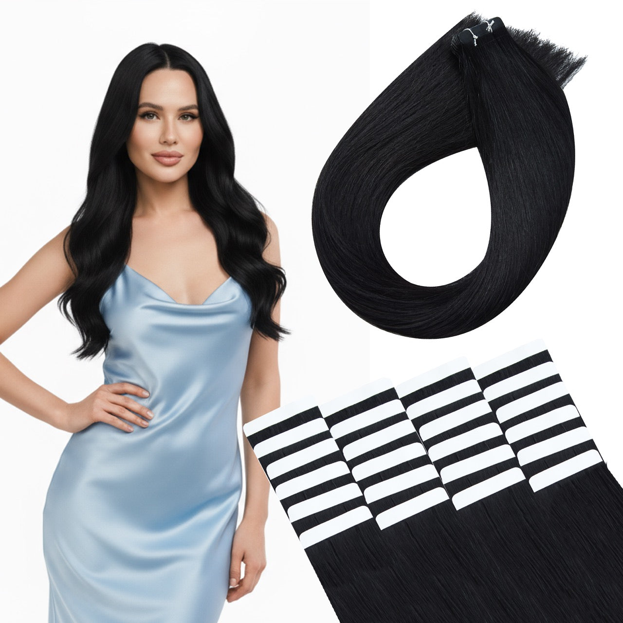 Invisible Skin-Weft™ Tape-Ins | Seamless Injection Technology | 100% European Virgin Hair