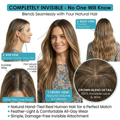 HAIR Halo Hair Extensions 100% Human Hair