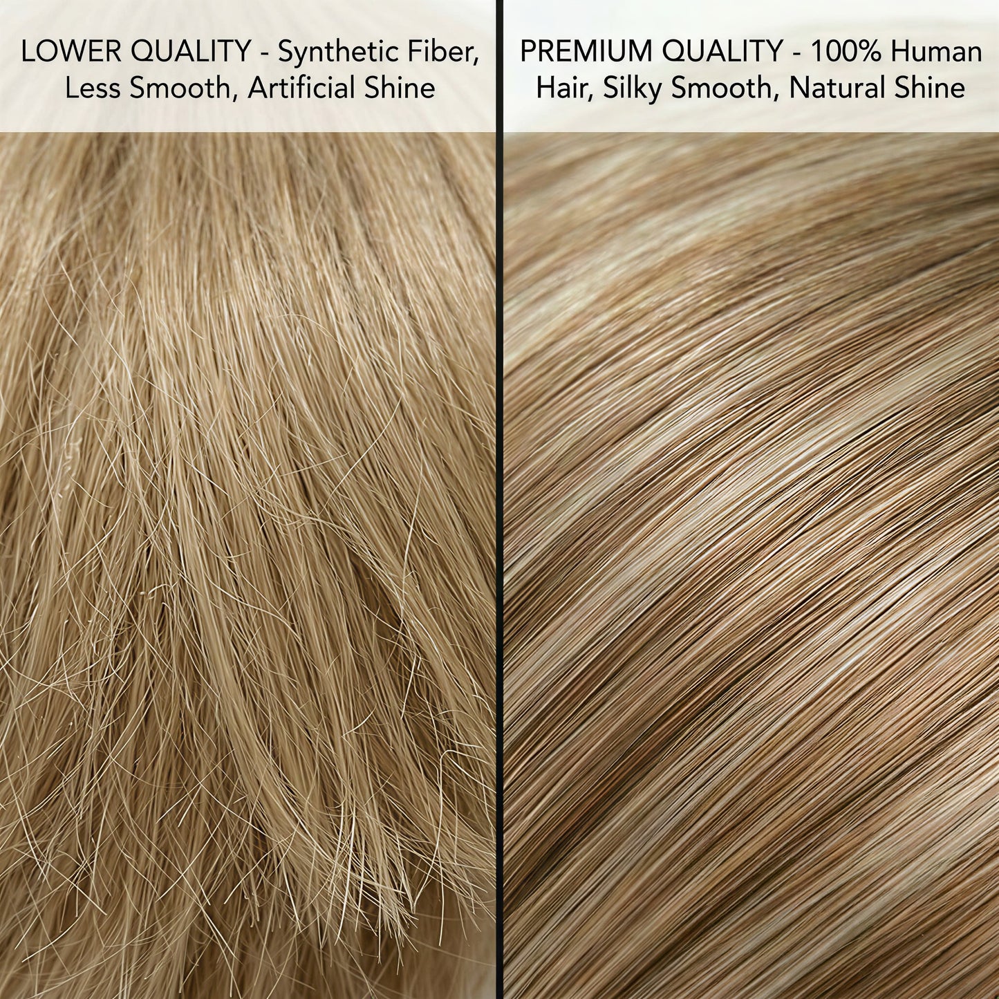 Real Human Hair Topper for Women Silk Base Clip In Hairpiece for Thinning Hair