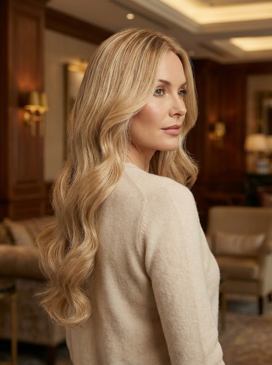 Invisible Halo Extensions for Thinning Hair | Zero-Damage & Glueless (100% Virgin Hair)