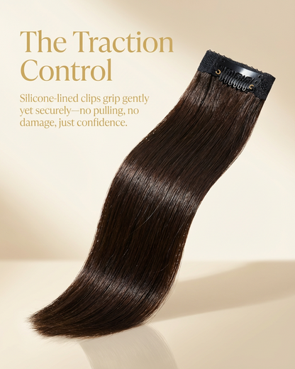 The 120g Restoration Set: Tension-Free Extensions for Fine Hair (Virgin European Texture)