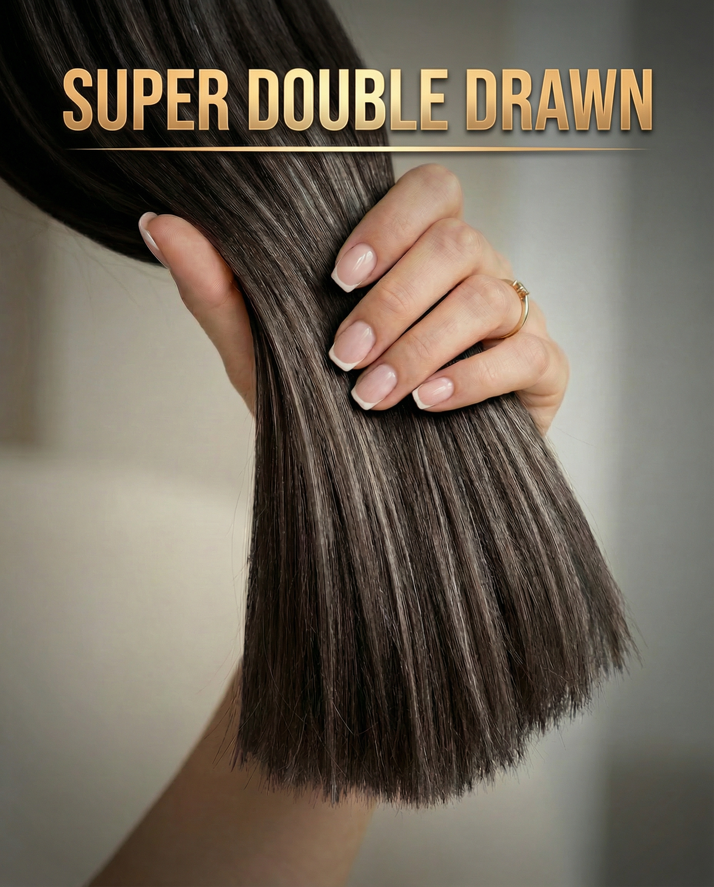 The Crown Halo®: Virgin European Texture Hair Extensions (Super Double Drawn)