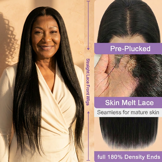 Effortless 13x6 Straight Lace Front Wig | Skin Melt Lace & Weightless Comfort
