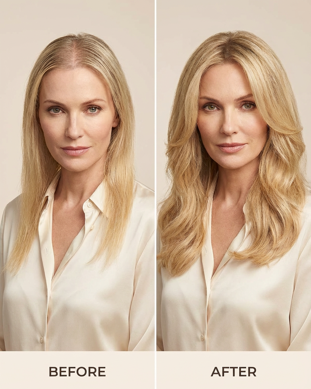 Damage-Free Clip-in Extensions for Thinning Hair | Lightweight & Invisible (120g)