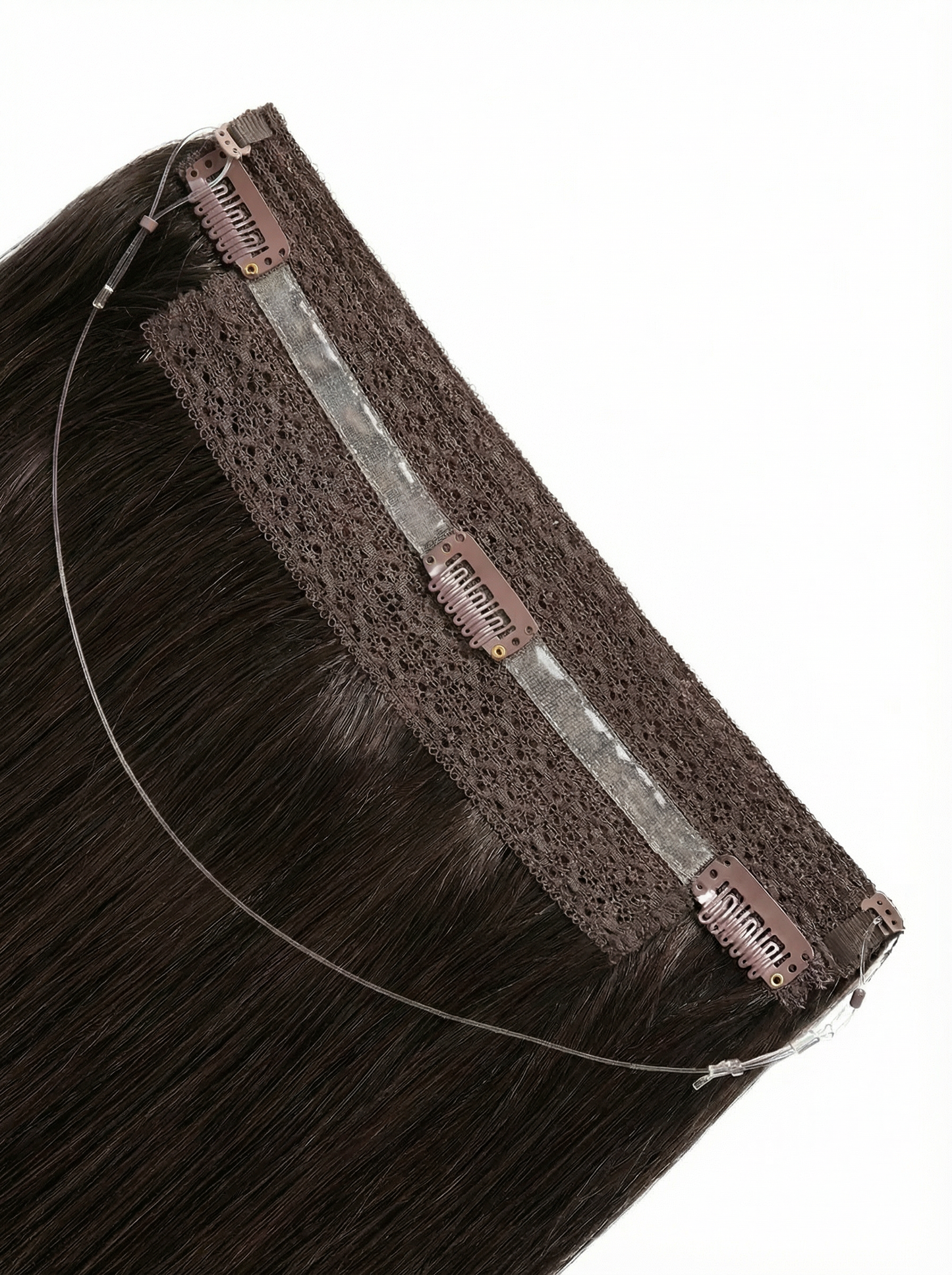The Crown Halo®: Virgin European Texture Hair Extensions (Super Double Drawn)