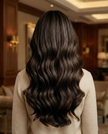 The Crown Halo®: Virgin European Texture Hair Extensions (Super Double Drawn)