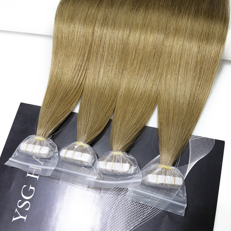 #8 Tape in Raw Hair Extensions