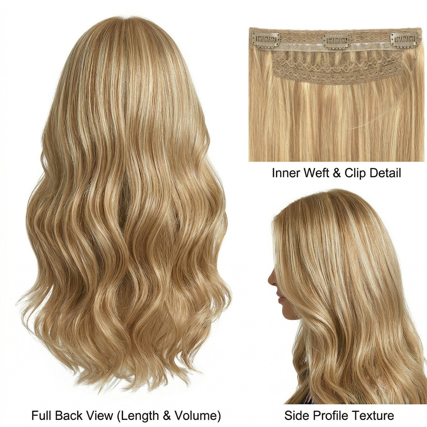 HAIR Halo Hair Extensions 100% Human Hair