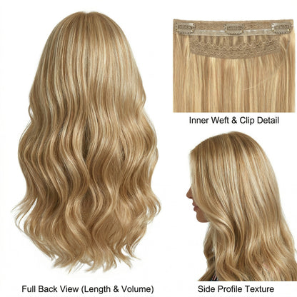 HAIR Halo Hair Extensions 100% Human Hair