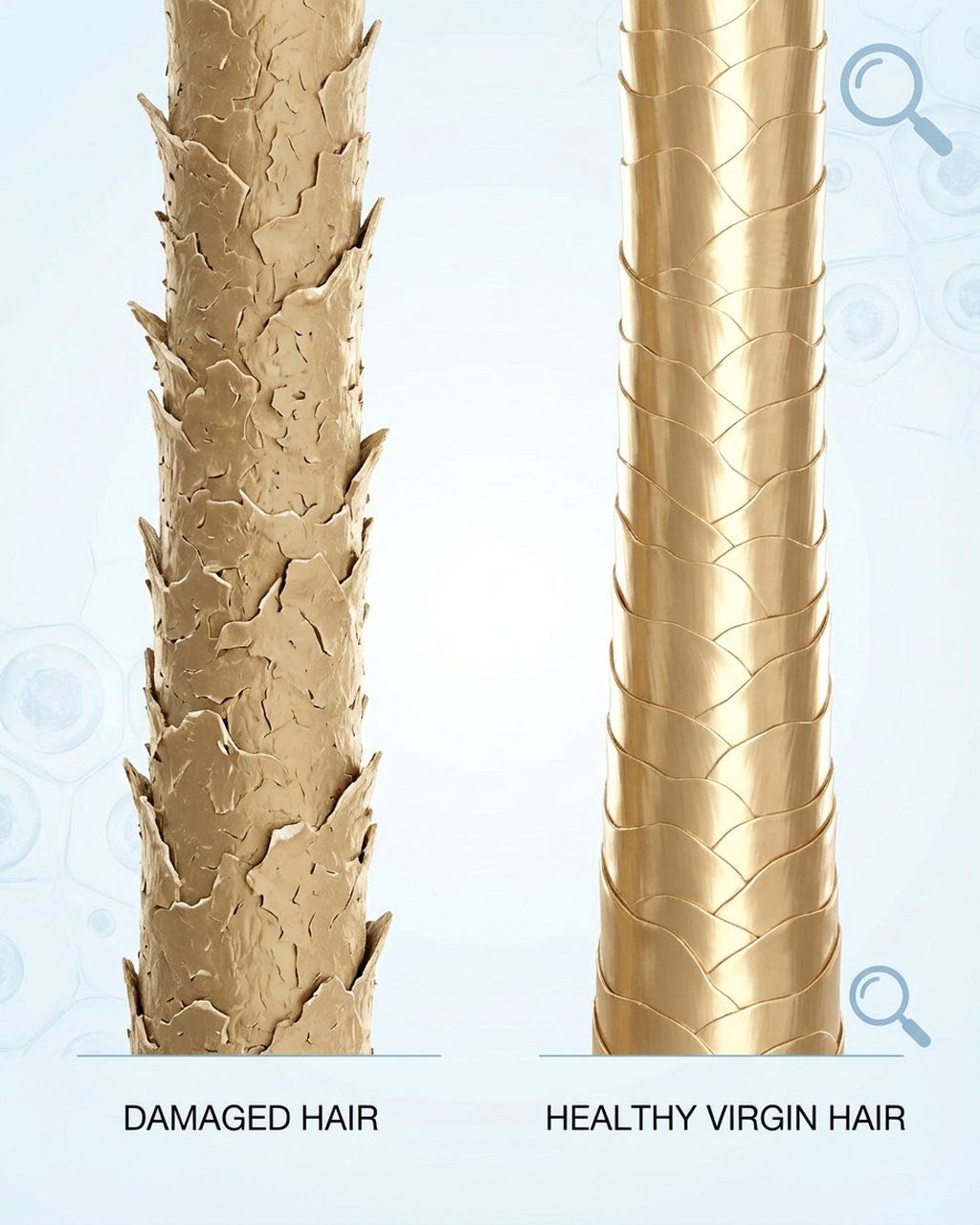 Damage-Free Clip-in Extensions for Thinning Hair | Lightweight & Invisible (120g)