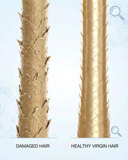 Damage-Free Clip-in Extensions for Thinning Hair | Lightweight & Invisible (120g)