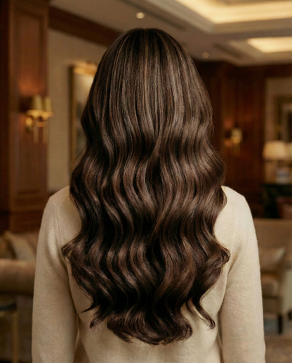 Instant Volume Halo Extensions - 20" Thick Ends | Ethical Human Hair