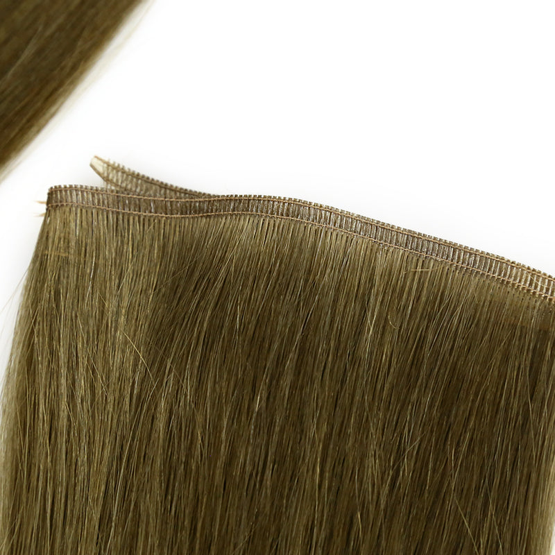 	 flat weft double drawn