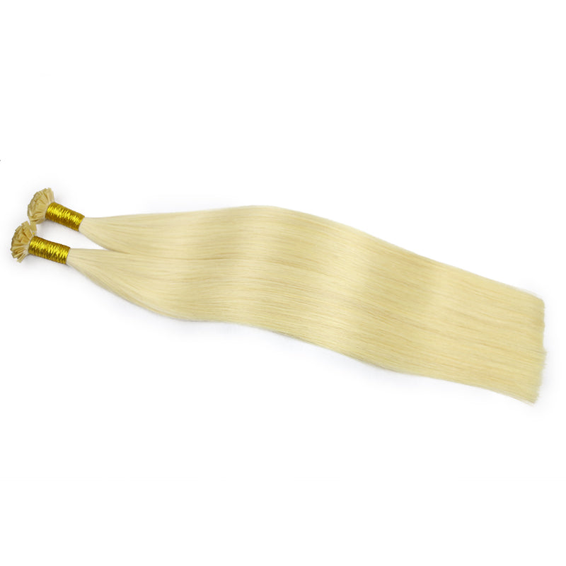 	 flat tip extensions human hair