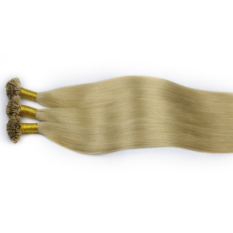 Honey Brown U Tip Virgin Remi Hair Extensions