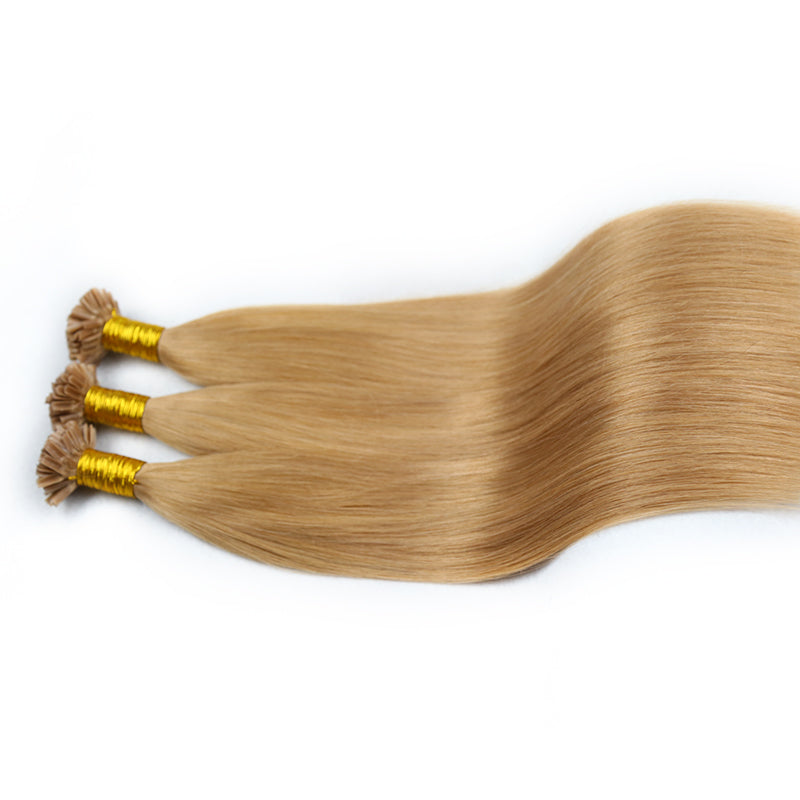 Honey Brown U Tip Virgin Hair Extensions