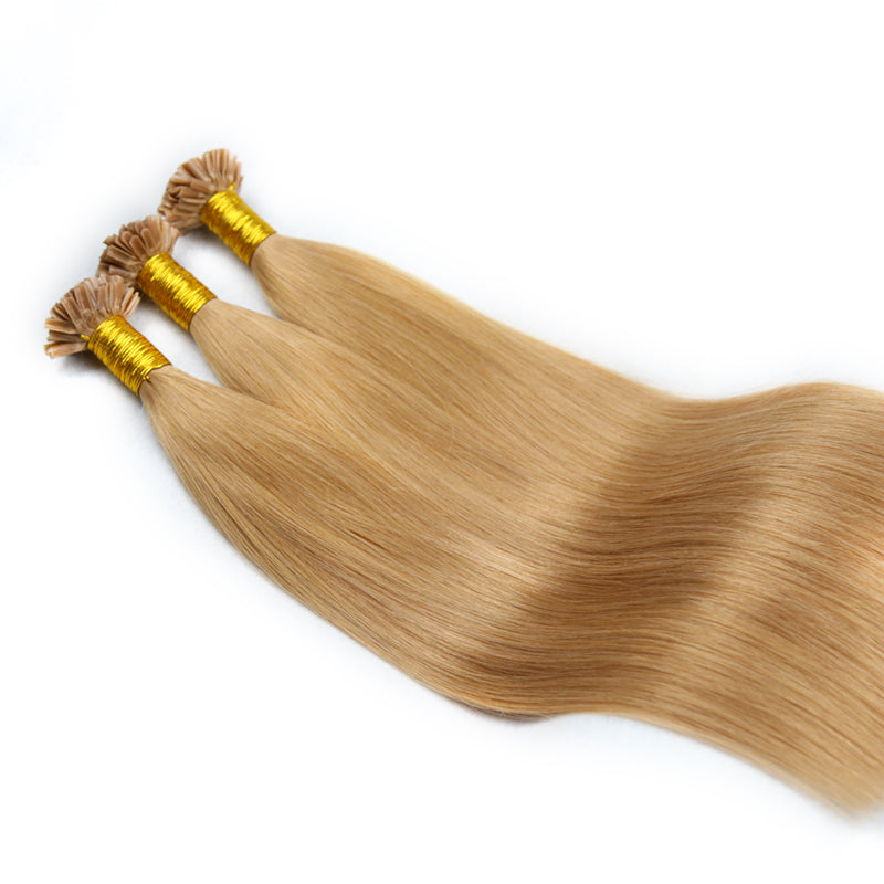 Honey Brown U Tip Virgin Hair Extensions