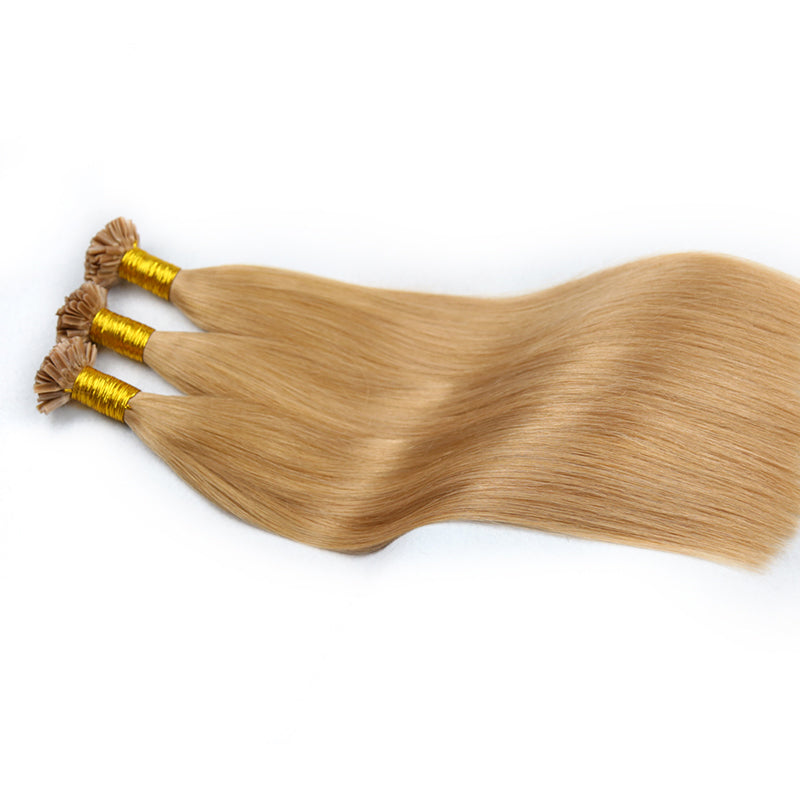 Honey Brown U Tip Virgin Hair Extensions