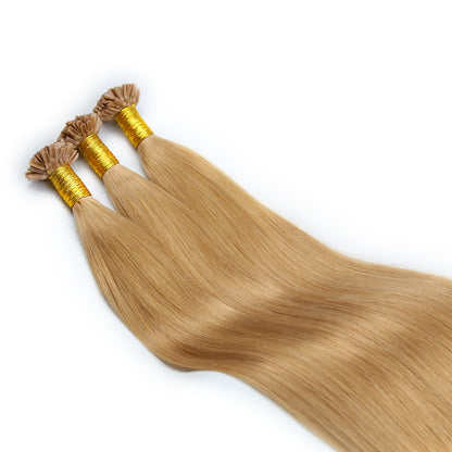 Honey Brown U Tip Virgin Hair Extensions