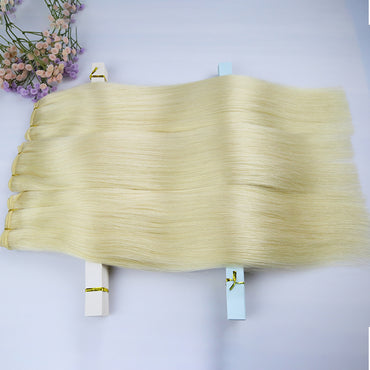 #60Weft Raw Hair Extensions