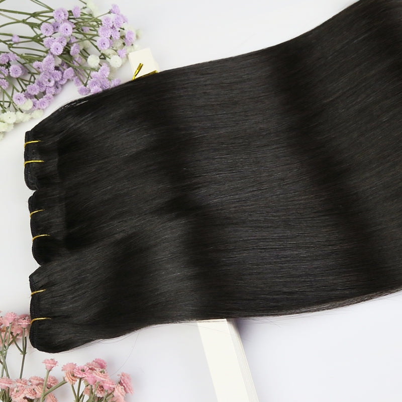 #1B Hair Weft Virgin Hair Extensions