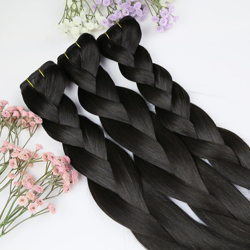 #1B Hair Weft Virgin Hair Extensions