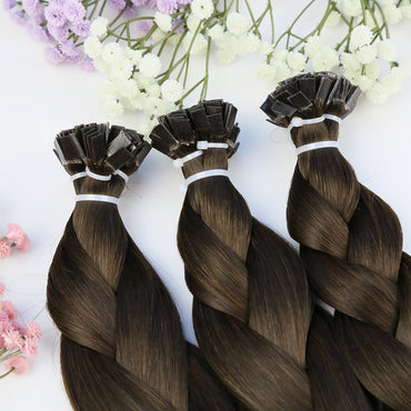 #2 Flat Tip Hair Virgin Extensions