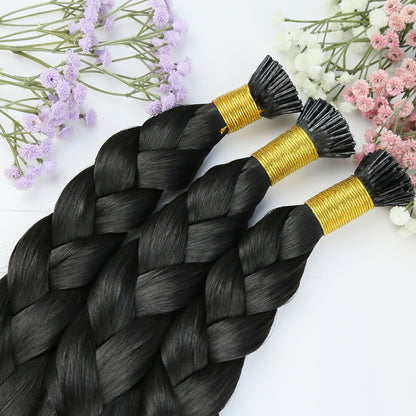 #1b I Tip Hair Raw Extensions