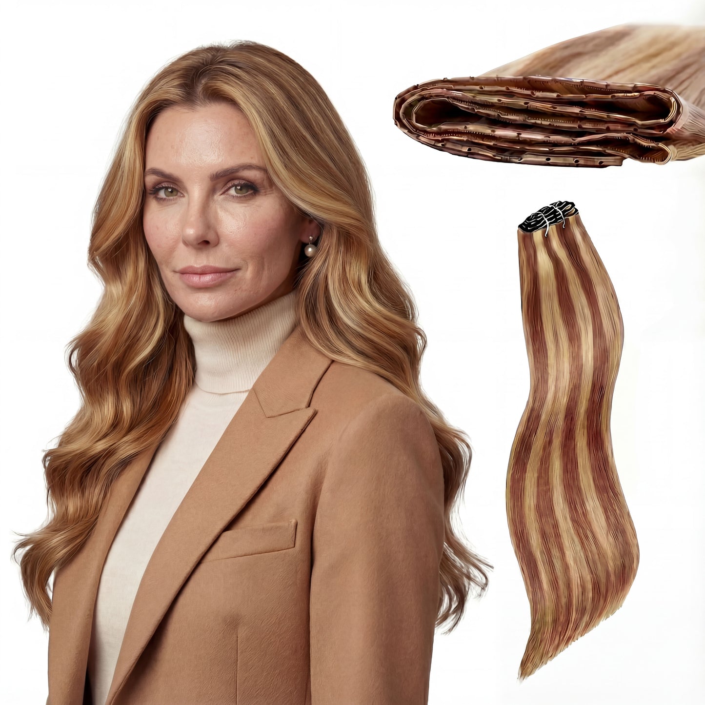 0.8mm Invisible Butterfly Weft | Ultra-Thin & Zero Tension (Matte Bond)