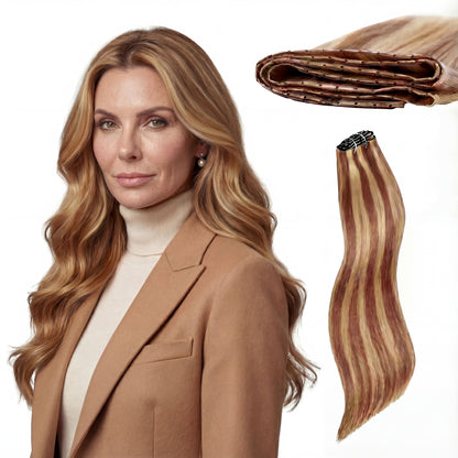 0.8mm Invisible Butterfly Weft | Ultra-Thin & Zero Tension (Matte Bond)