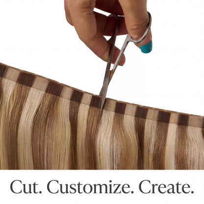 0.8mm Invisible Butterfly Weft | Ultra-Thin & Zero Tension (Matte Bond)