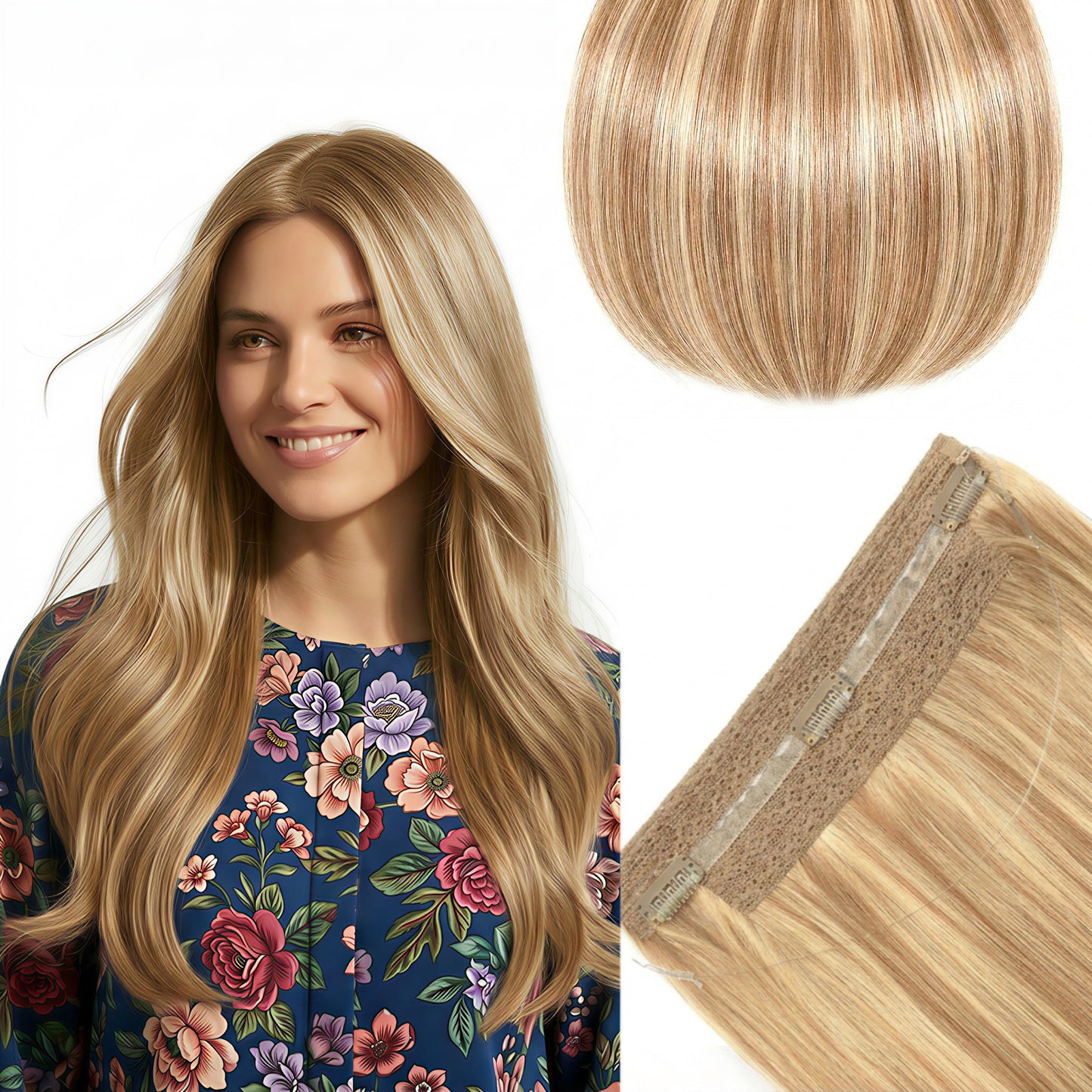 HAIR Halo Hair Extensions 100% Human Hair
