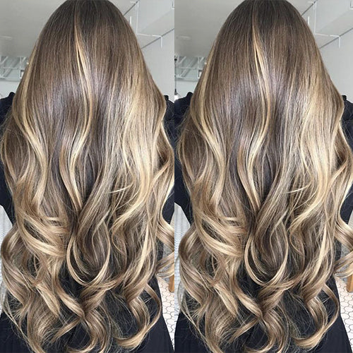 Highlight Balayage Clip in Raw Hair Extensions