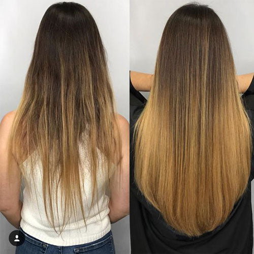 Highlight Balayage Clip in Raw Hair Extensions