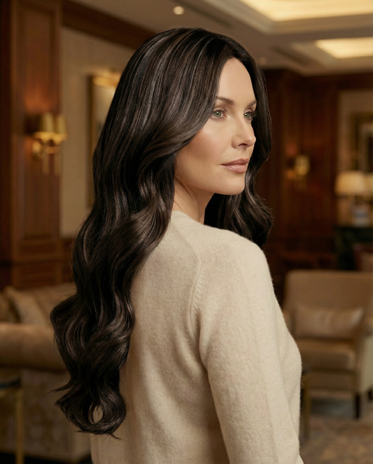 The Crown Halo®: Virgin European Texture Hair Extensions (Super Double Drawn)