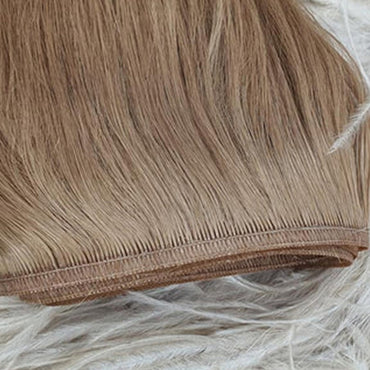 Brown Flat Weft Raw Hair Extensions