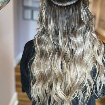 Highlight Balayage Nano Ring Virgin Hair Extensions