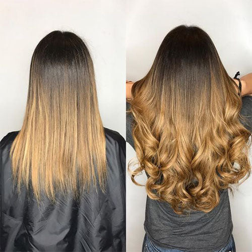 Highlight Balayage Clip in Raw Hair Extensions